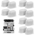 12 Pcs Water Filter Inserts for Ninja Luxe Cafe Espresso Machines Carbon Filters