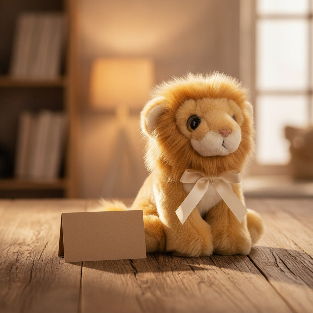 Lion Stuffed Animal Cute Stuffed Lion Toy Soft for Bedtime, Toddlers