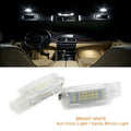 For VW GOLF MK6 Skoda Interior Light LED Interior Sun Visor Vanity Mirror Lights
