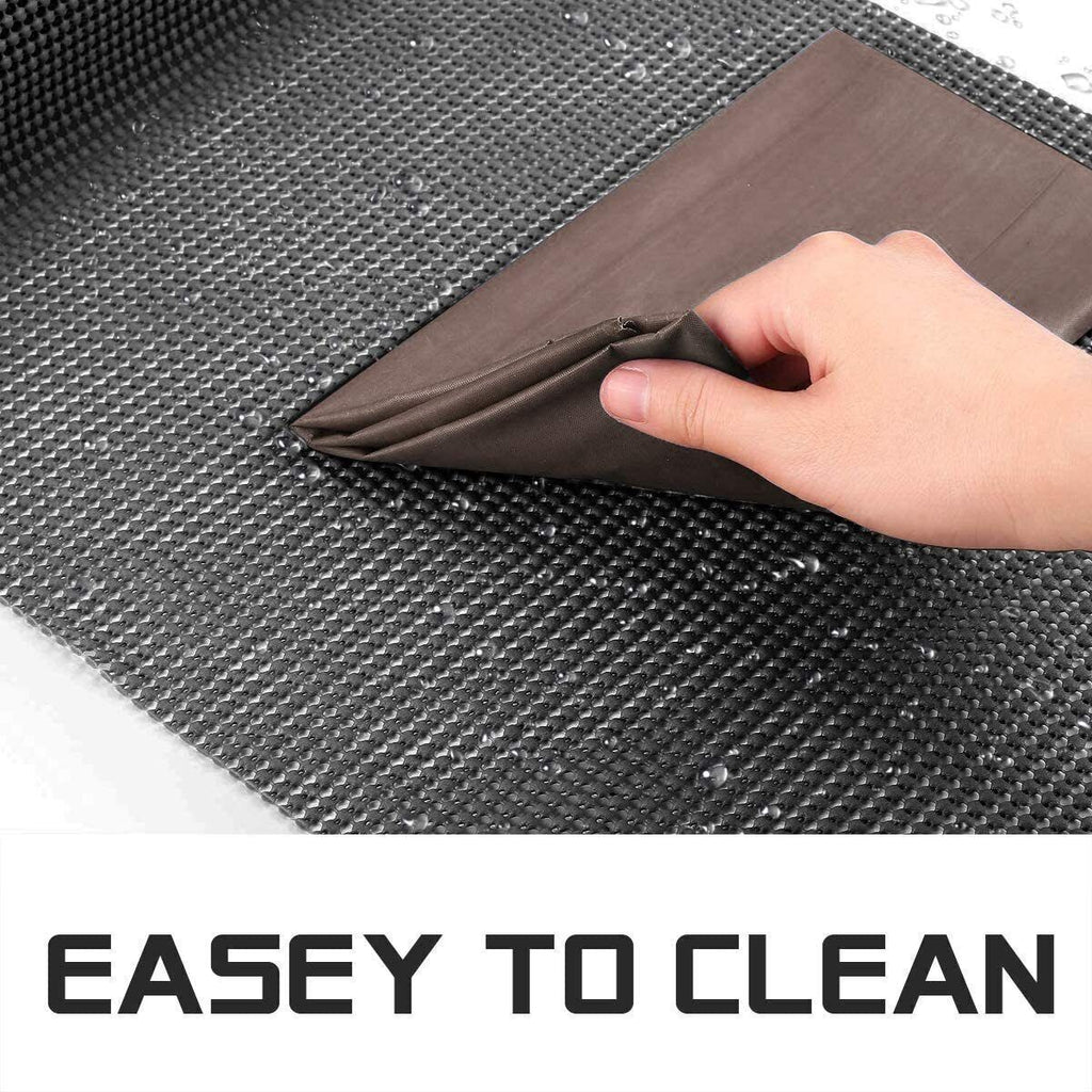 Kitchen Cupboard Liners Shelf Underlay Under Lining Non Slip Mat Roll PVC UK