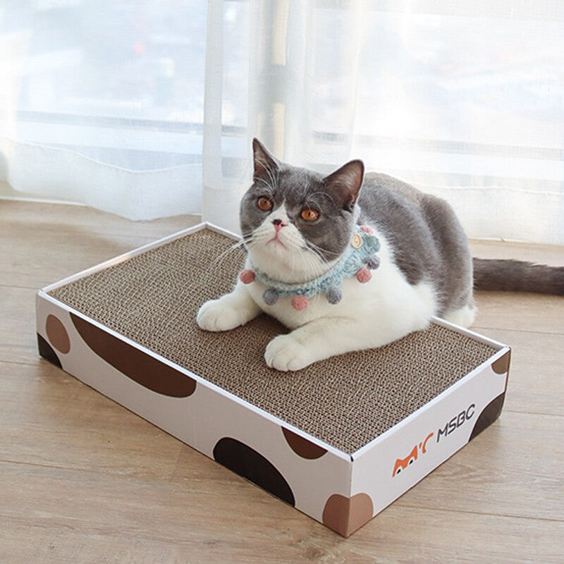 Heavy Duty Corrugated Cardboard 3 In 1 Kitten Scratching Board Cat Box