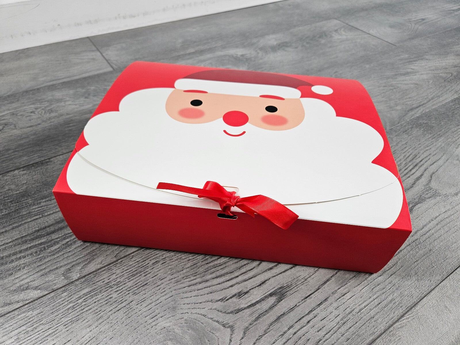 5PCS New Blank Christmas Gift Box, Red, Green, Xmas, Santa