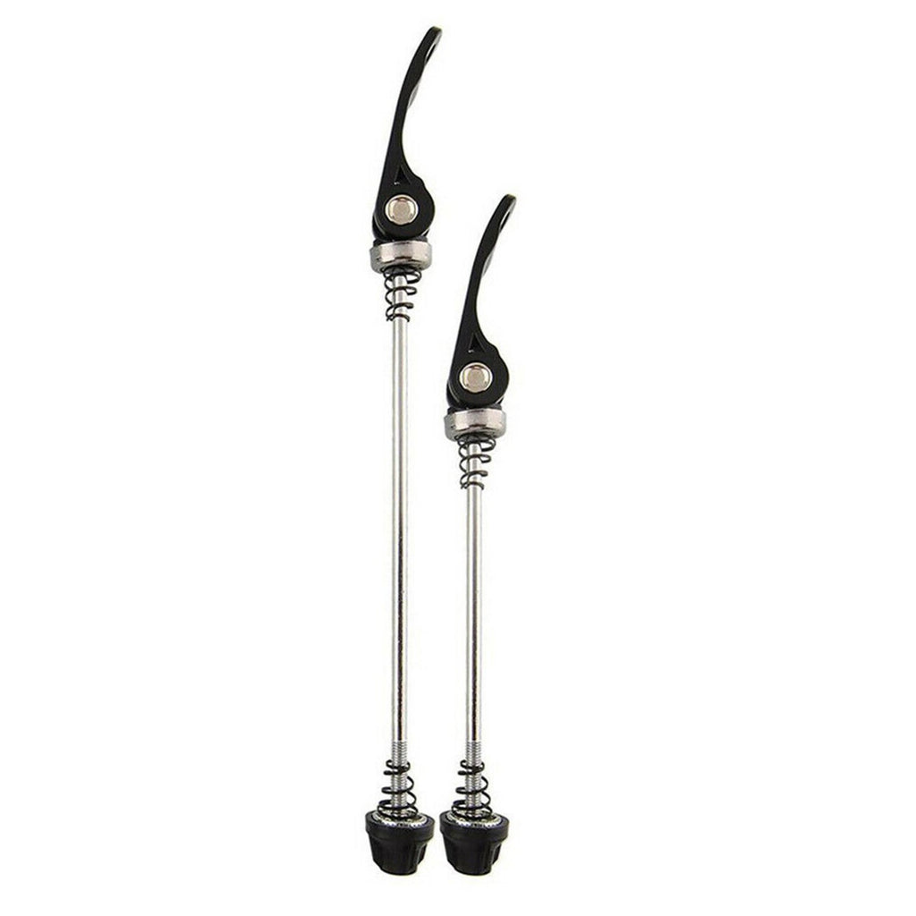 2Pcs Bike Quick Release Wheel Hub Skewers Pair Front and Rear Aluminium
