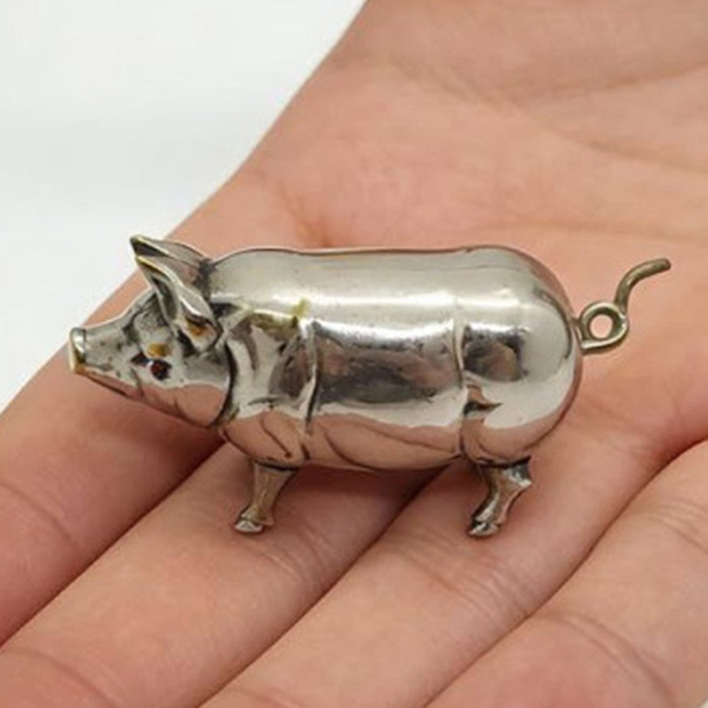 Sewing Quilting and Craft Projects Antique Style Pig For Mini Tape Measure