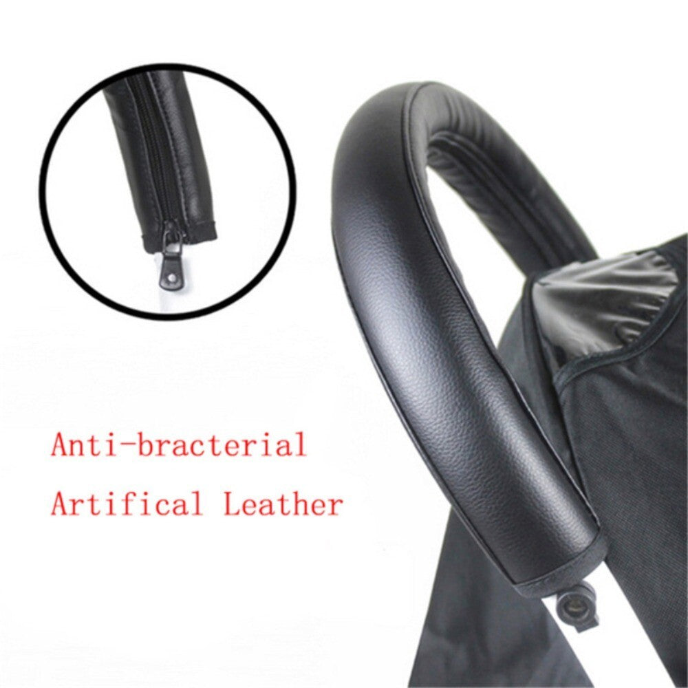 Stroller Handle Cover Protective Cover Pushchair Armrest Case Pu Protective