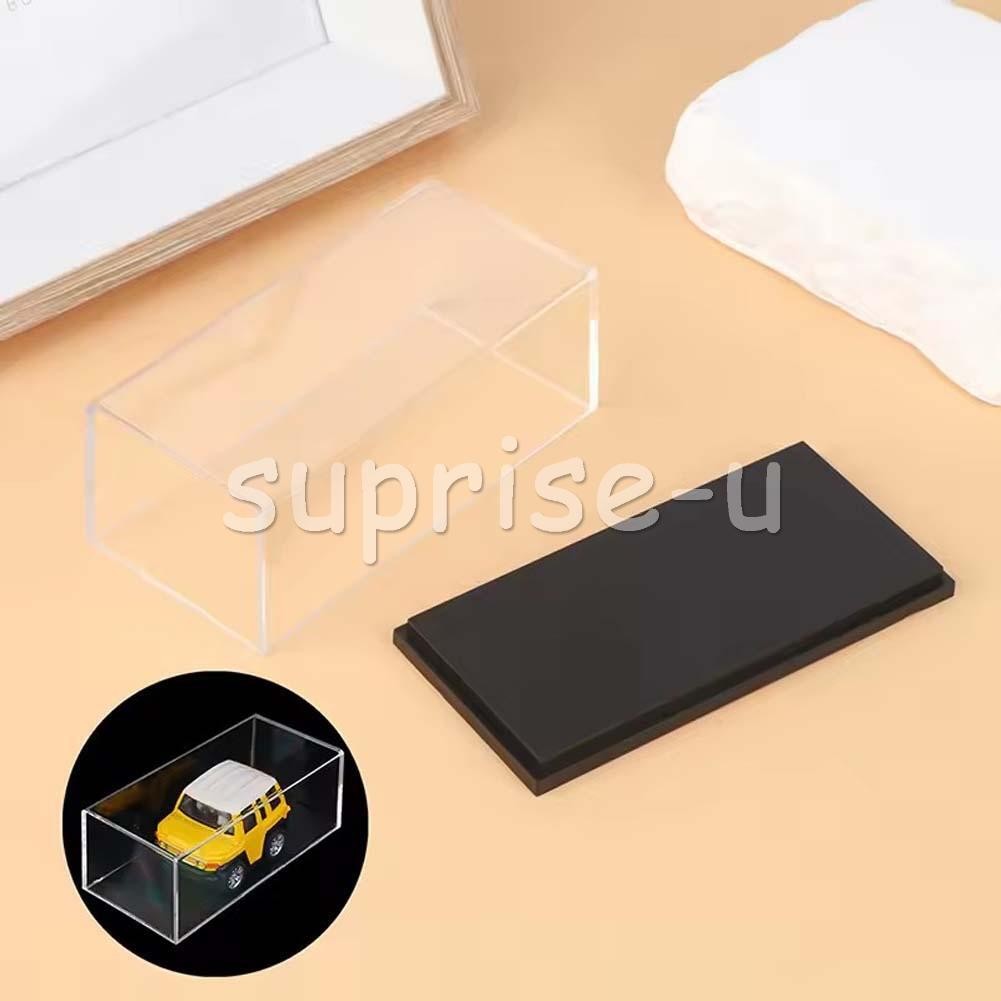 1:43 Acrylic Display Box Transparent Model Car Dust Cover Box Holder
