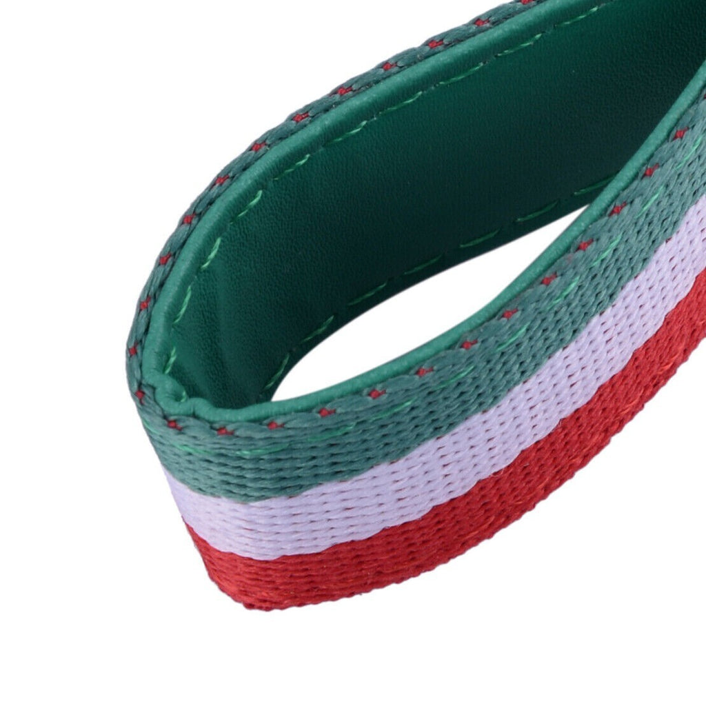 Italy Key Strap Keychain PU Leather Keyring Italian Flag