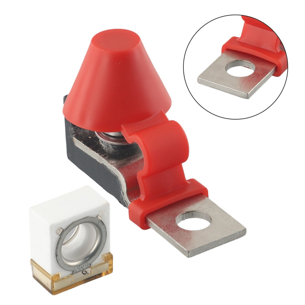 60 AMP MRBF Fuse Holder Battery Terminal High Quality-8MM-Includes-Amp-Fuse