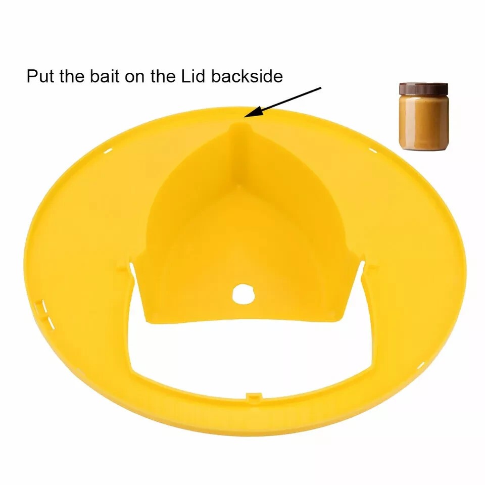 2X Mouse Trap Flip Slide Bucket Lid Mouse Rat Trap + Ladder Catch Trap Reusable