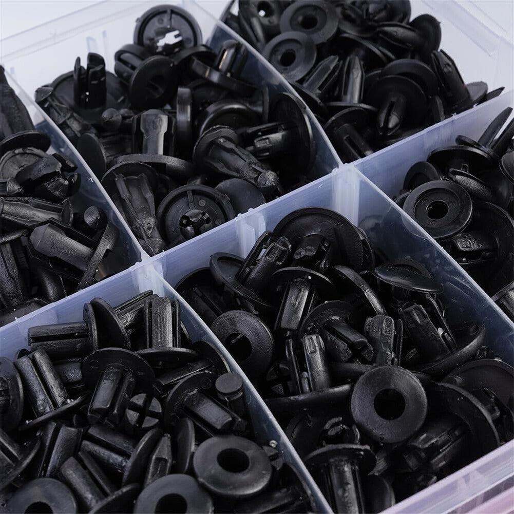 1240xCar Body Trim Clips Plastic Push Pin Rivet Screw Panel Fasteners UK