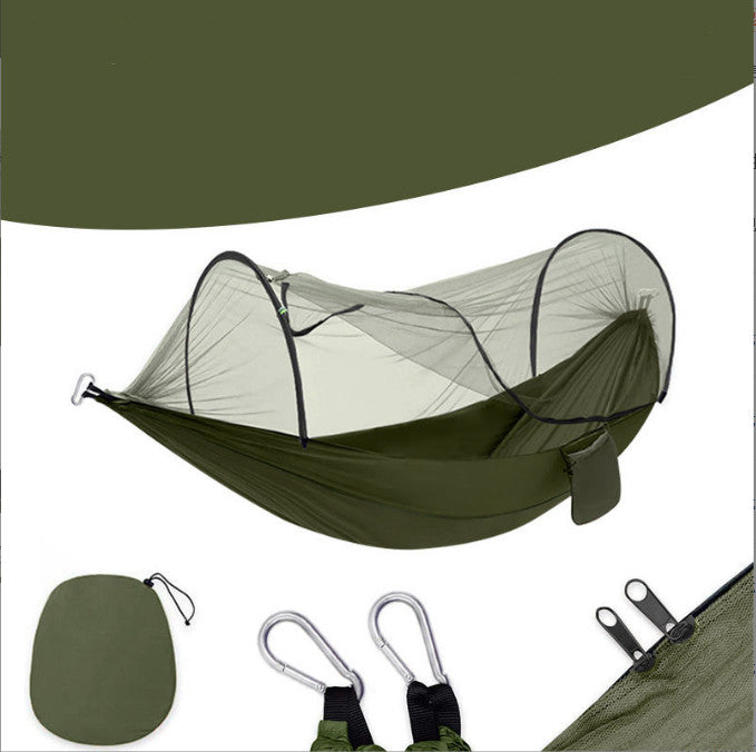 Outdoor Travel Camping Tent Hanging Hammock With Mosquito Net Double Person UK