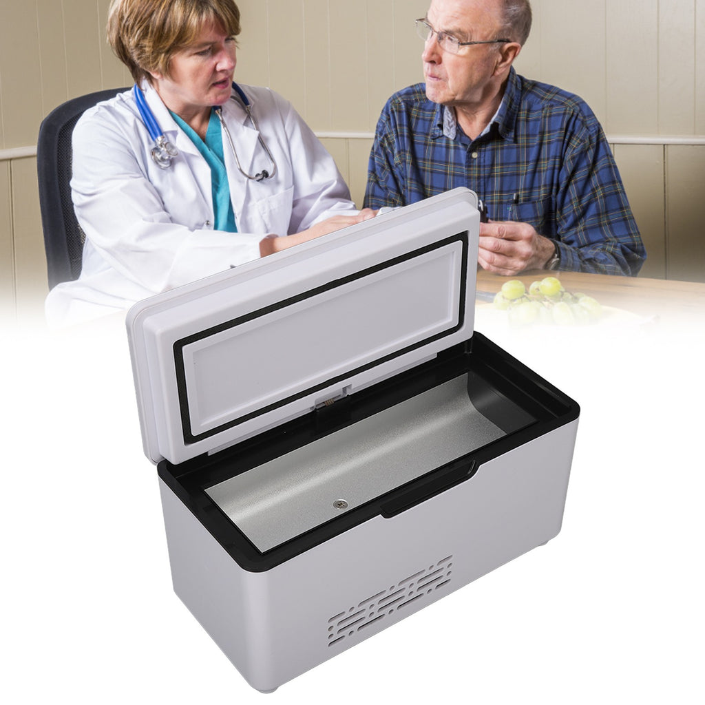 Portable Mini Car Fridge Medical Cooler Box Diabetic Insulin Storage Cold UK