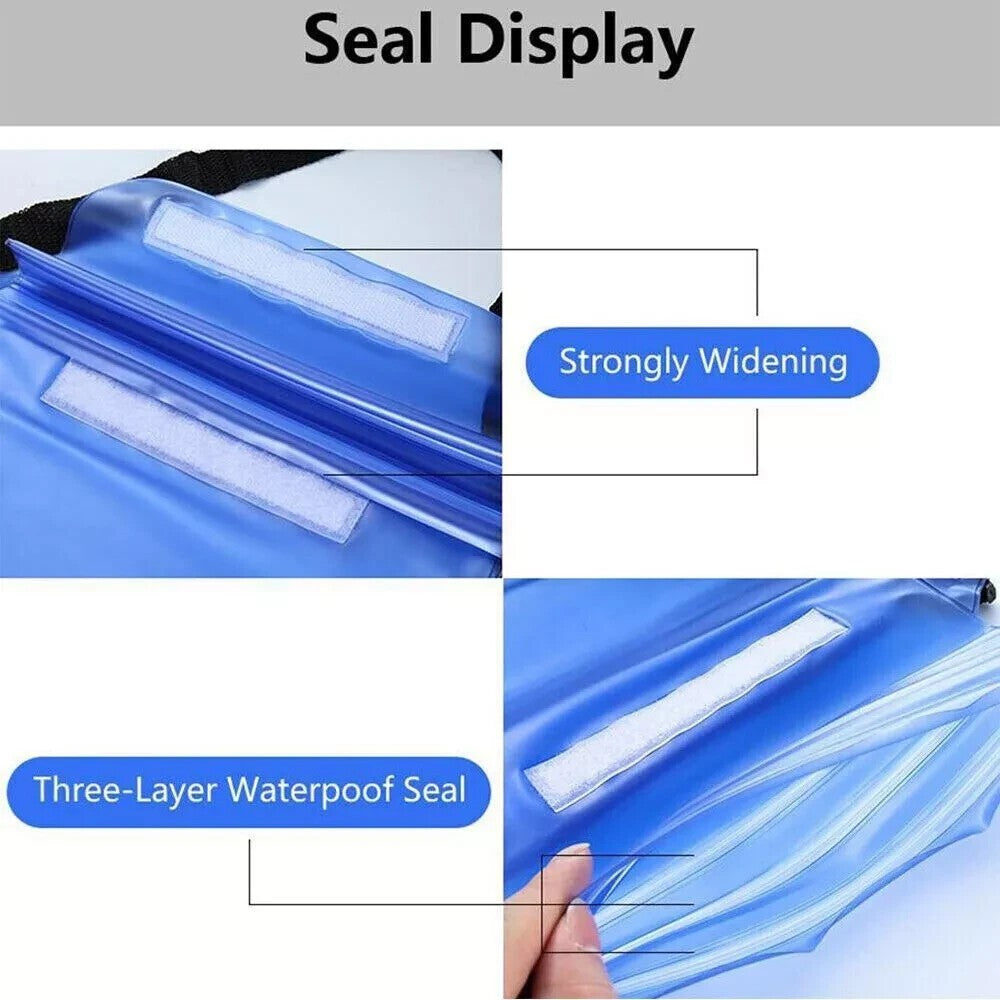 Beach Swimming Waterproof Underwater Waist Bag Pouch Dry Case Pack Pocket Wallet