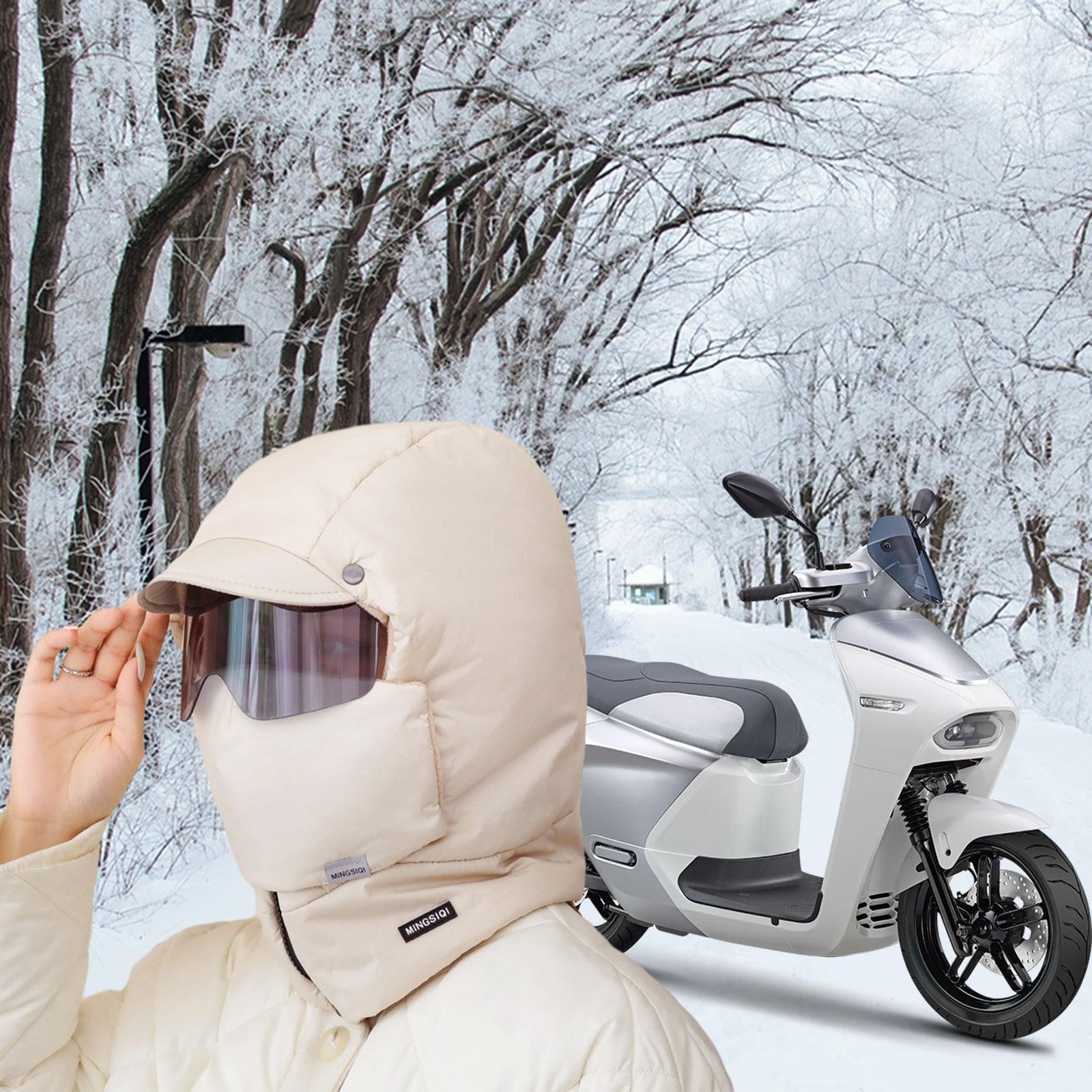 Winter Hat Thermal Lightweight Windproof Mask Face Cover Headwear Trapper Hat
