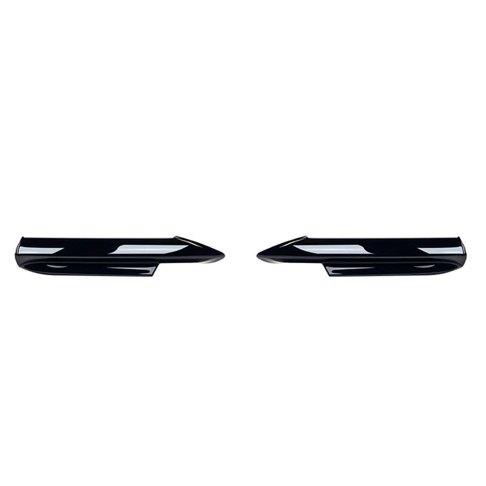 Front Bumper Splitter Lip Side Cover Canard For BMW 3 Series E90 E91 2005-2008