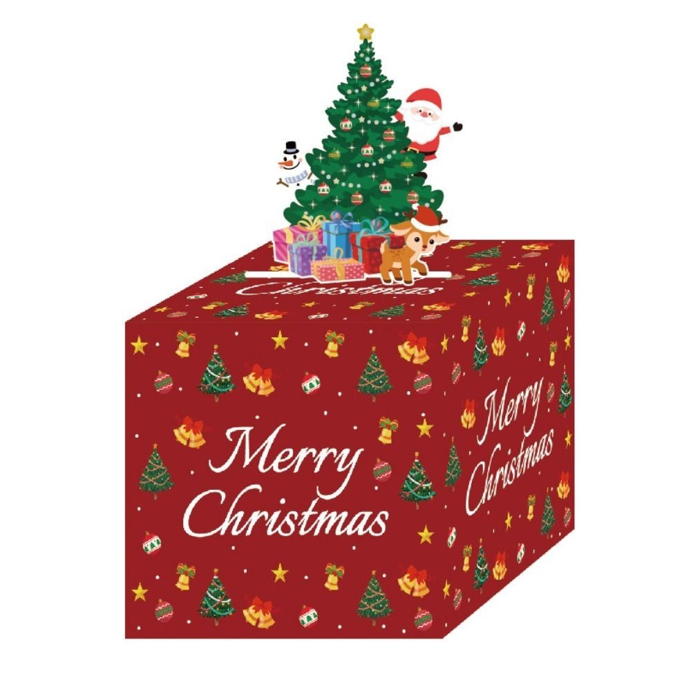Christmas Cash Box Money Roll PullOut Box Surprise Cash Gift Box Party Decor