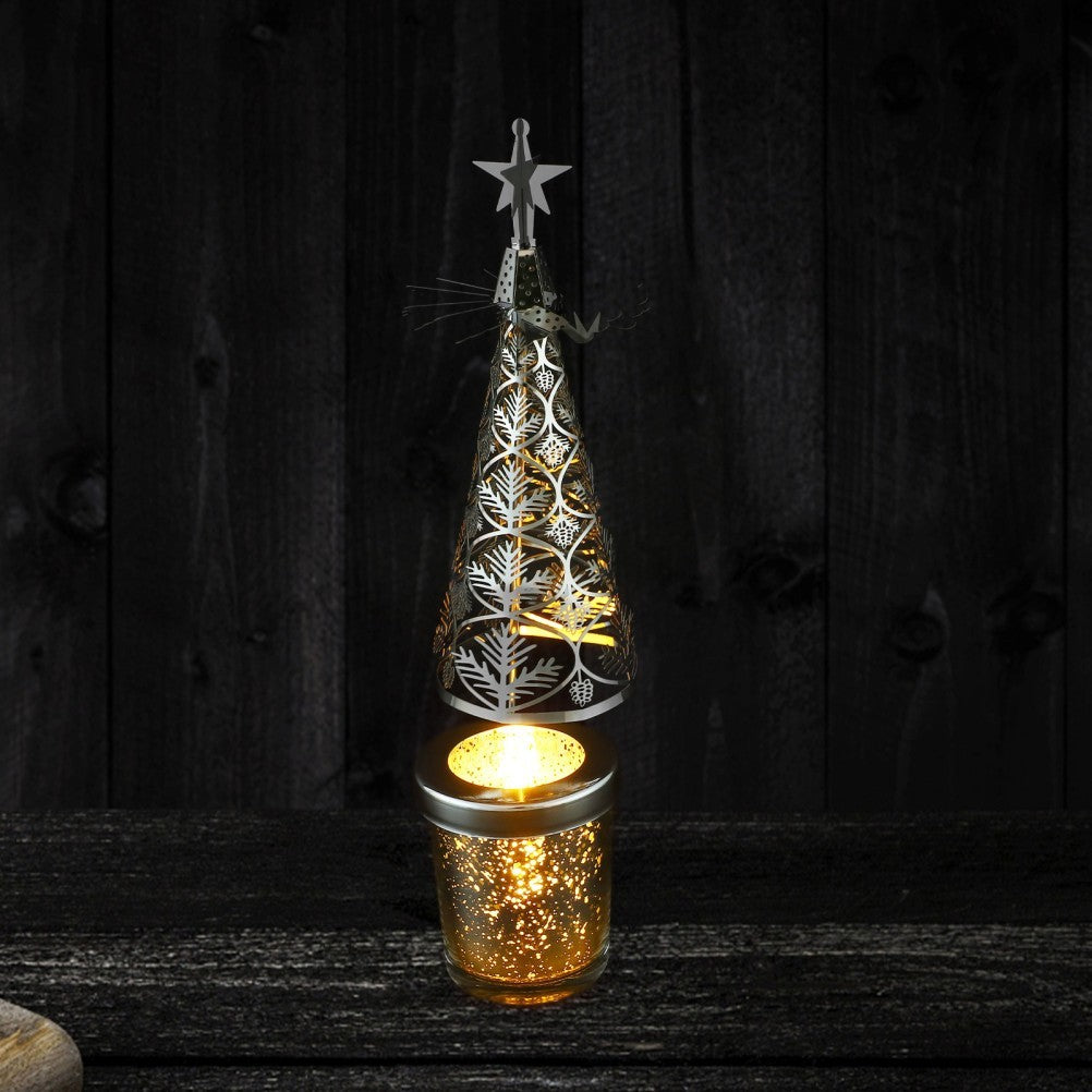 Carousel Tea Light Holder Christmas Candle Decoration Table Centerpieces for