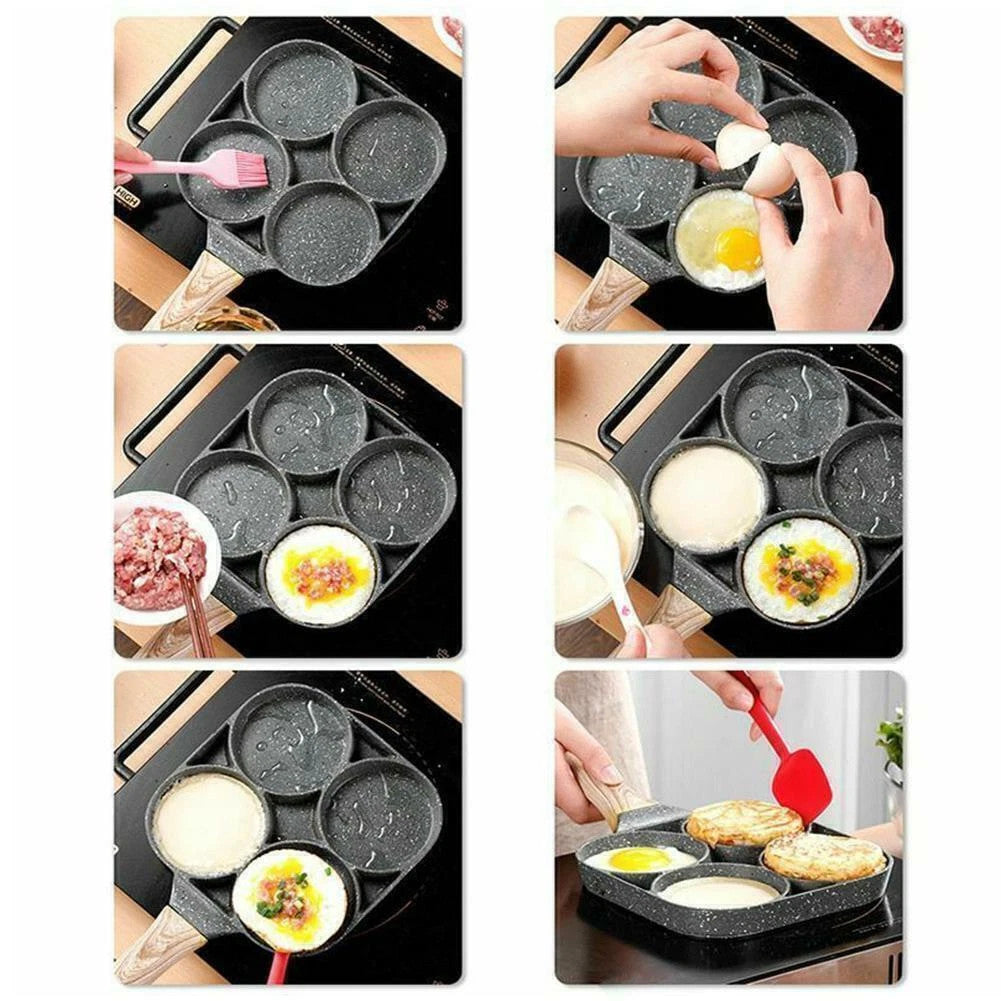 Pancake pan fried egg pan egg pan multi-hole pan frying pan