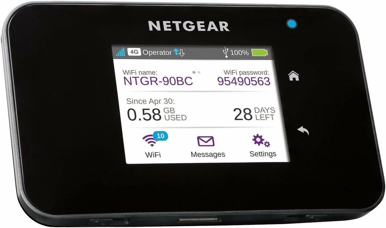 Unlocked Netgear AC810S 600Mbps 4G LTE Wi-Fi Router + Antenna Portable Hotspot