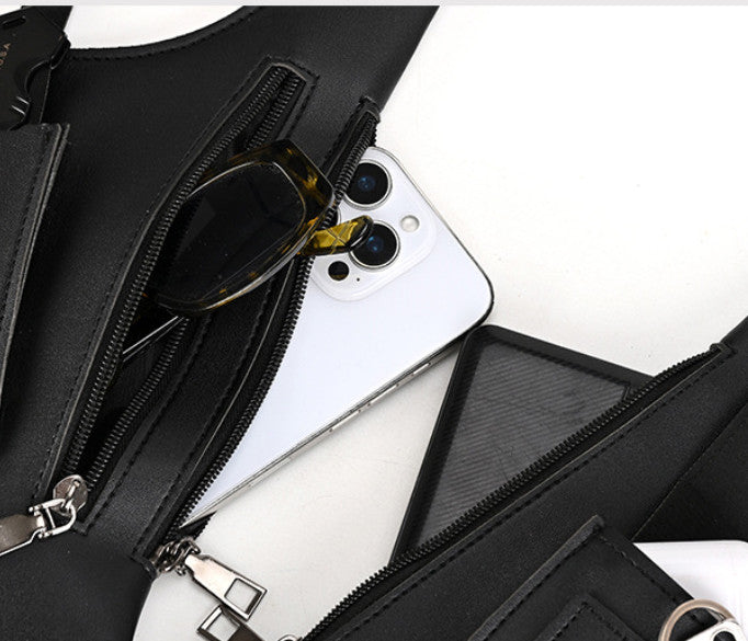 Hidden Strap Concealed Holster Anti-Theft Underarm Shoulder Bag Wallet