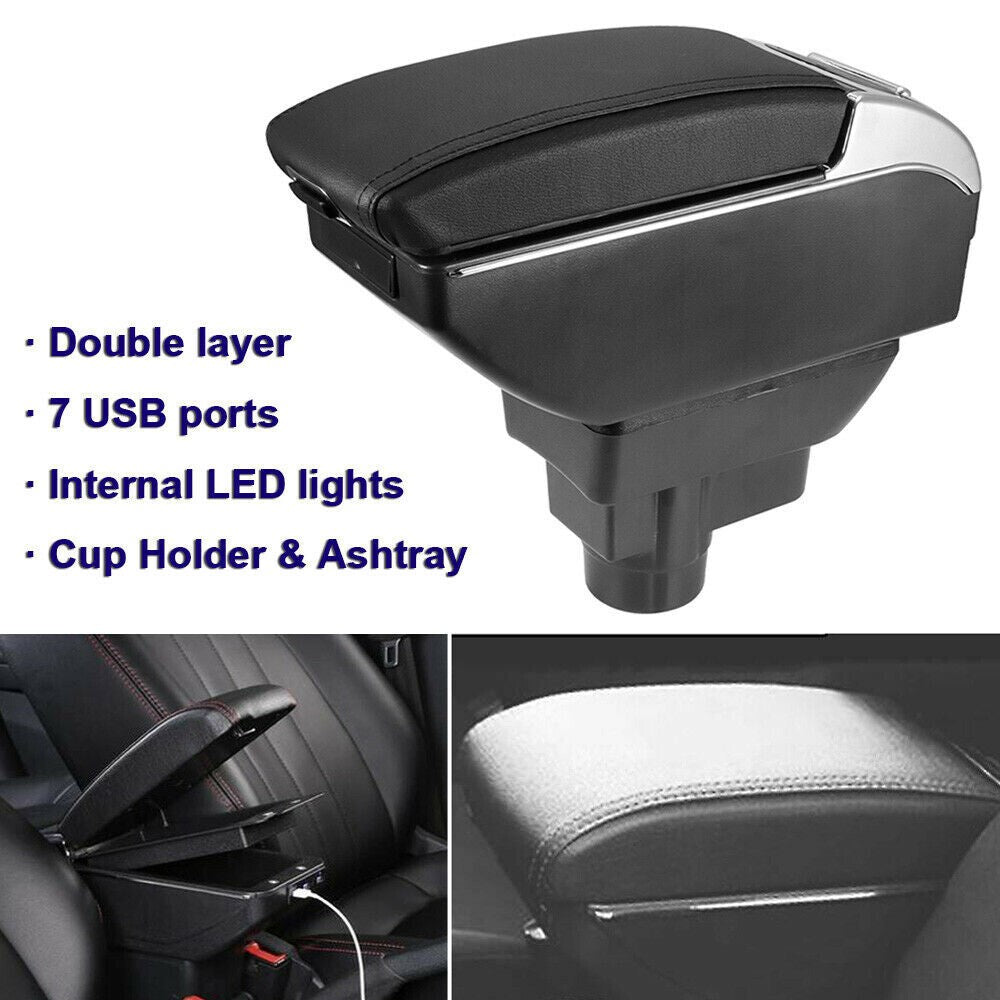 Armrest For Opel Vauxhall Corsa D 2006-2014 Duel Central Console Compartment UK