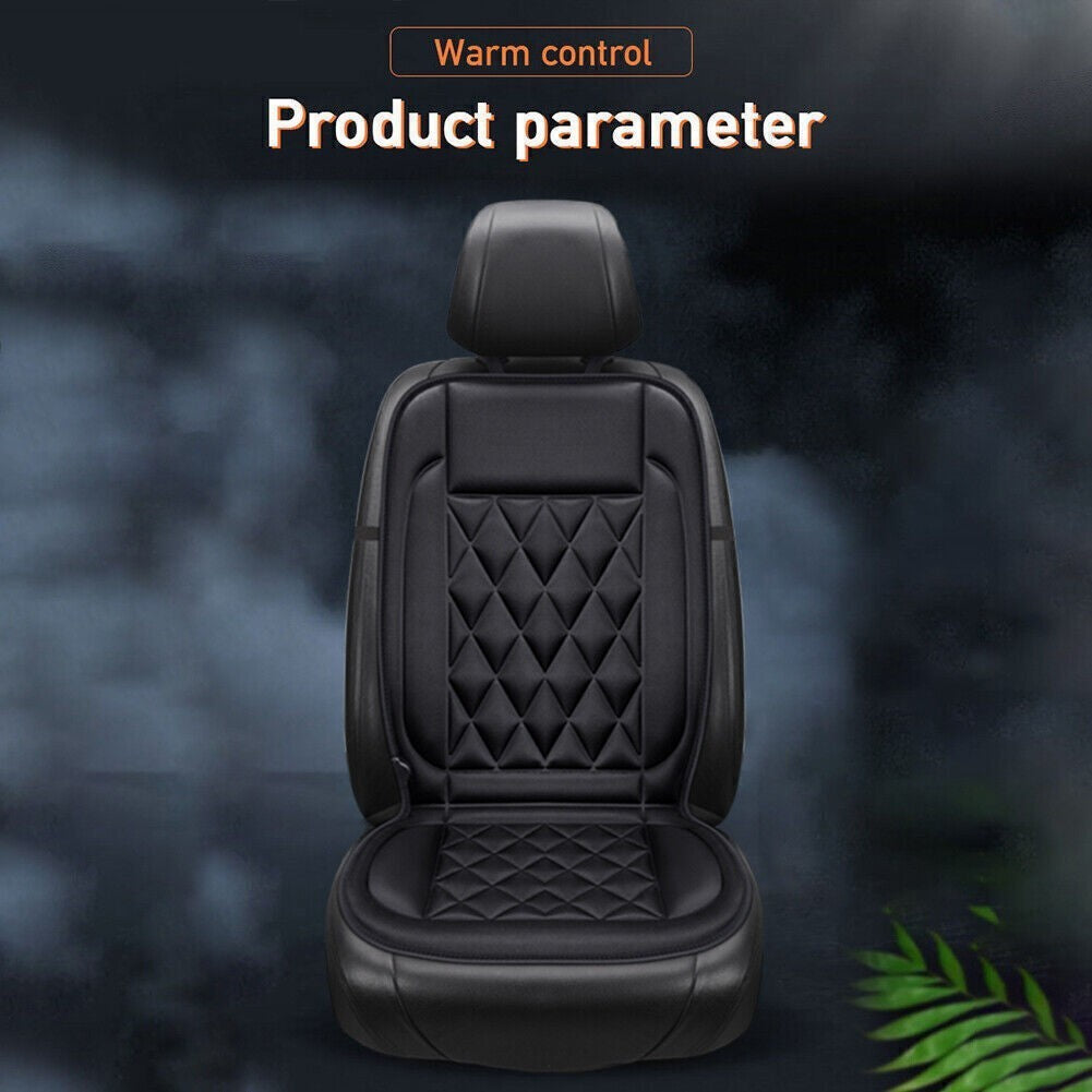 Universal Car Seat Pad Cushion Cover Heating Heater Warm Heated Cold Winter 12V