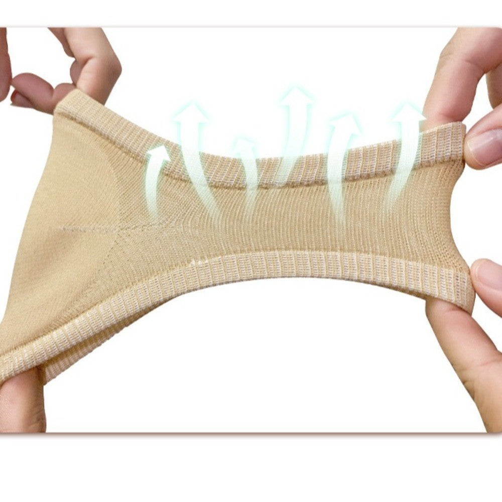 Silicone Plantar Fasciitis Heel Socks Gel Heel Protector  Feet Care