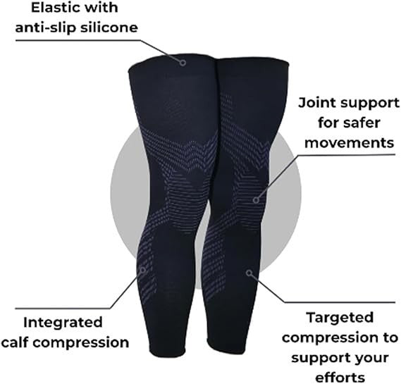 Compression Sleeves for Knees and Legs For Reabtec Knitec V2