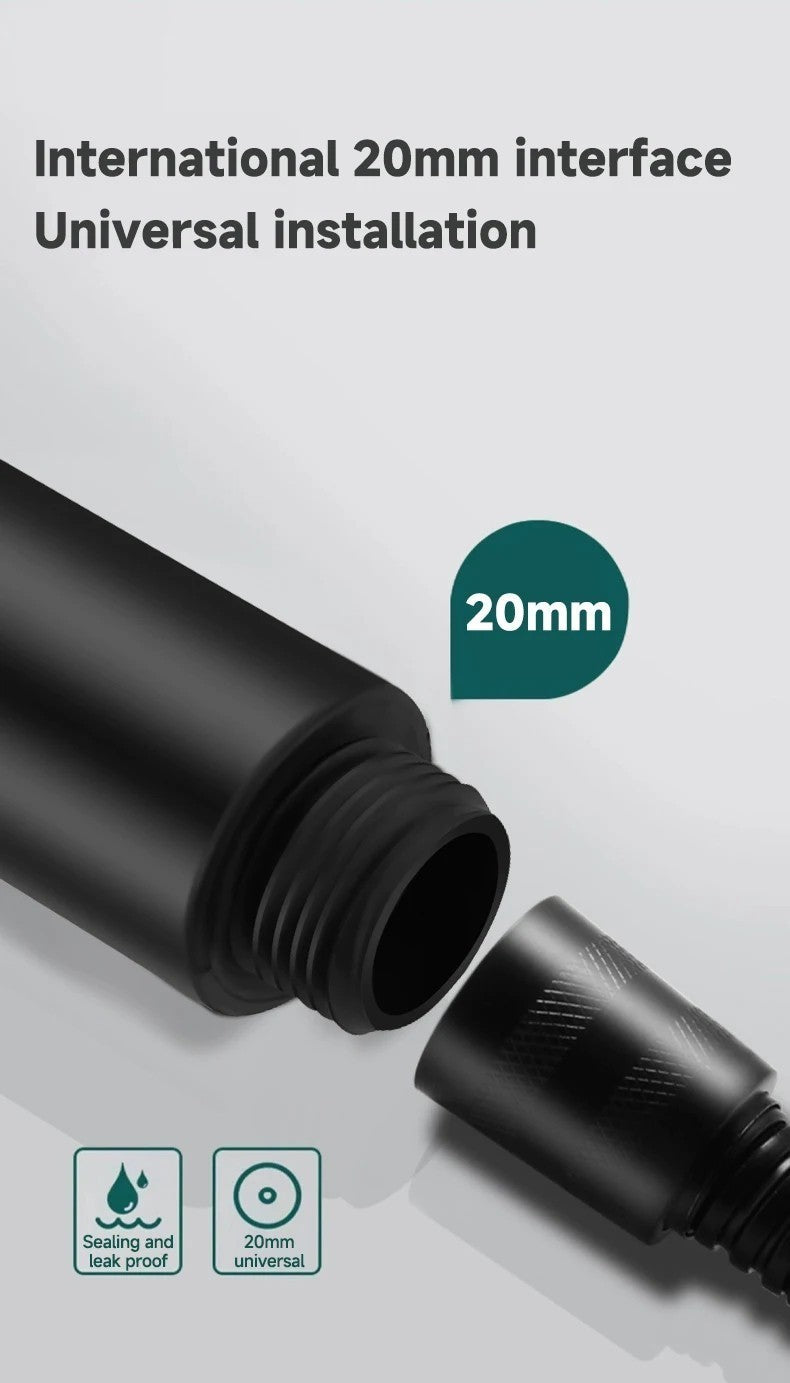 5-Mode Pressure Boost Shower Head Adjustable Large Nozzle High Flow UK