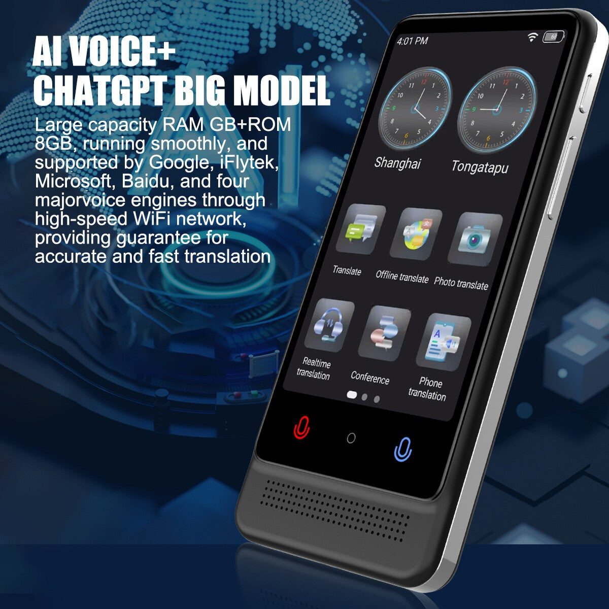 2026 Language Translator Device Real-time Smart Instant Voice 137+ Languages -UK