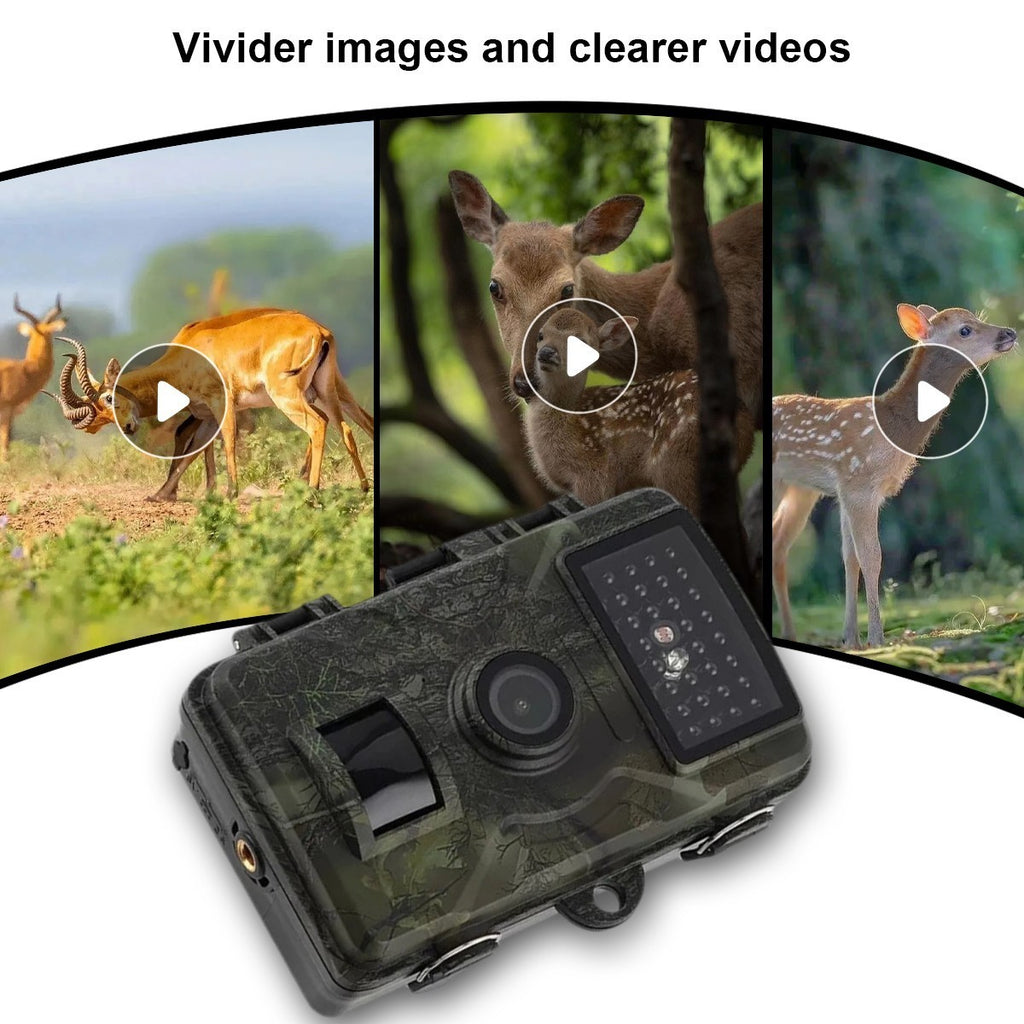 Wildlife Trail Camera 1080P Game Night Vision Outdoor Motion Hunting Camera