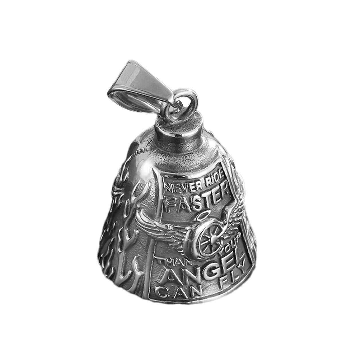 Motorcycle Bells for Biker Good Luck Guardian Riding Bells Luck Bell for Bike