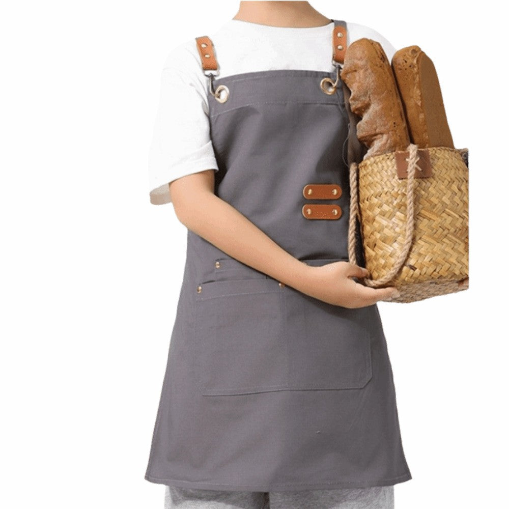 Lightweight Kids Cooking Apron Minimalist Kids Chef Costume  Household Use