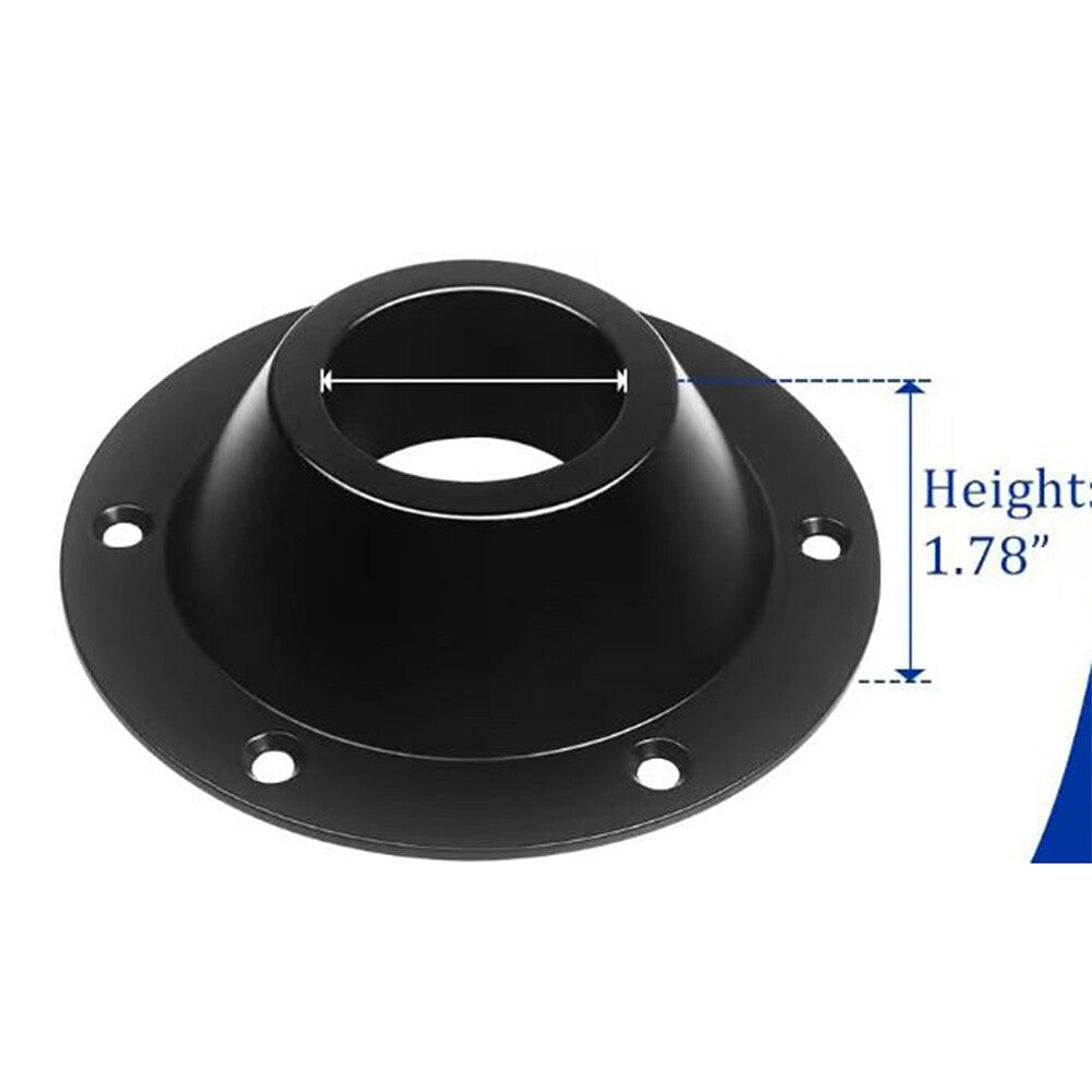 Sequoia Anodised Pedestal Table Leg Under Table Cone Base Houseboat Motorhome