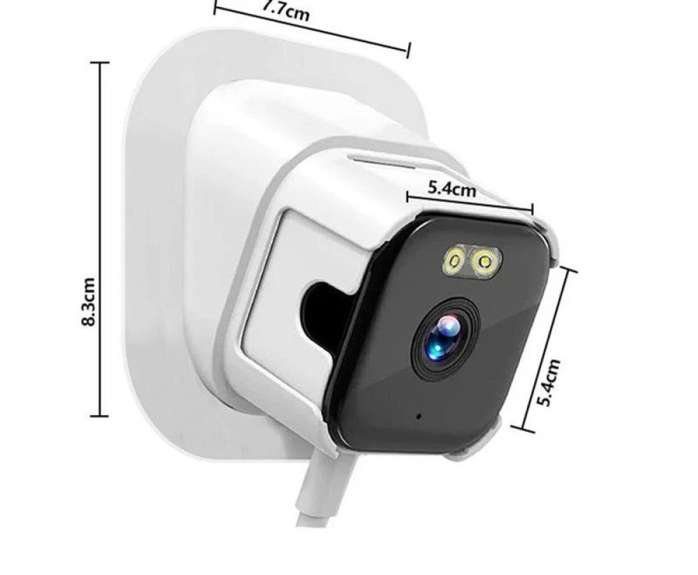 5G Window Security Camera 3MP Full Color Night Vision WiFi 2.4/5GHz Indoor Mount