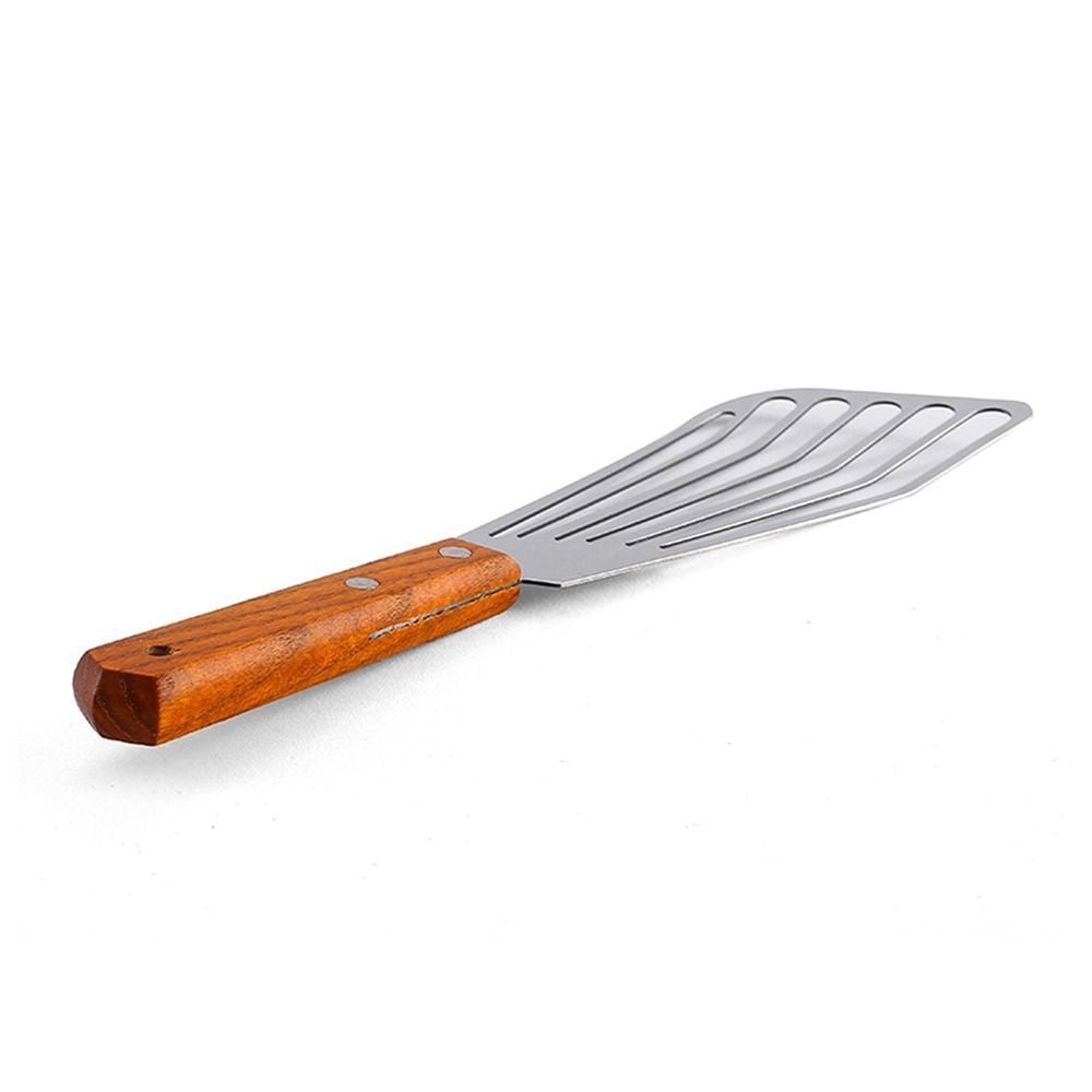Stainless Steel Fish Spatula Slotted Turner Frying Spatula Leaky Shovel