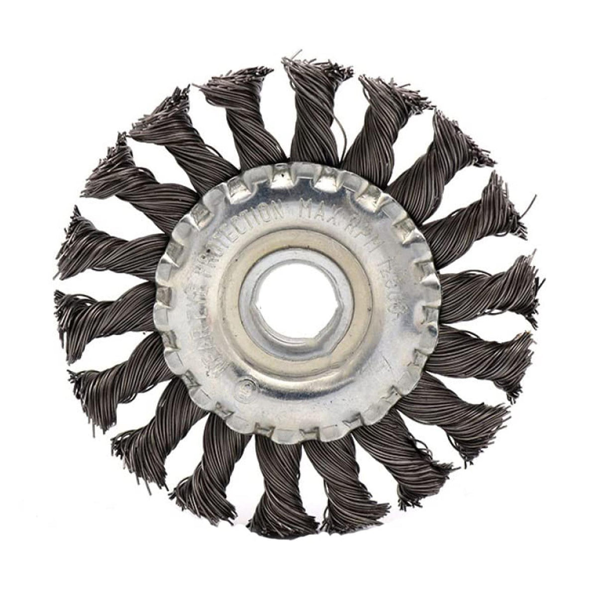 Rotary Steel Wire Brush Twist Knot Wheel Brush For Angle Grinder 115mm / 4.5"