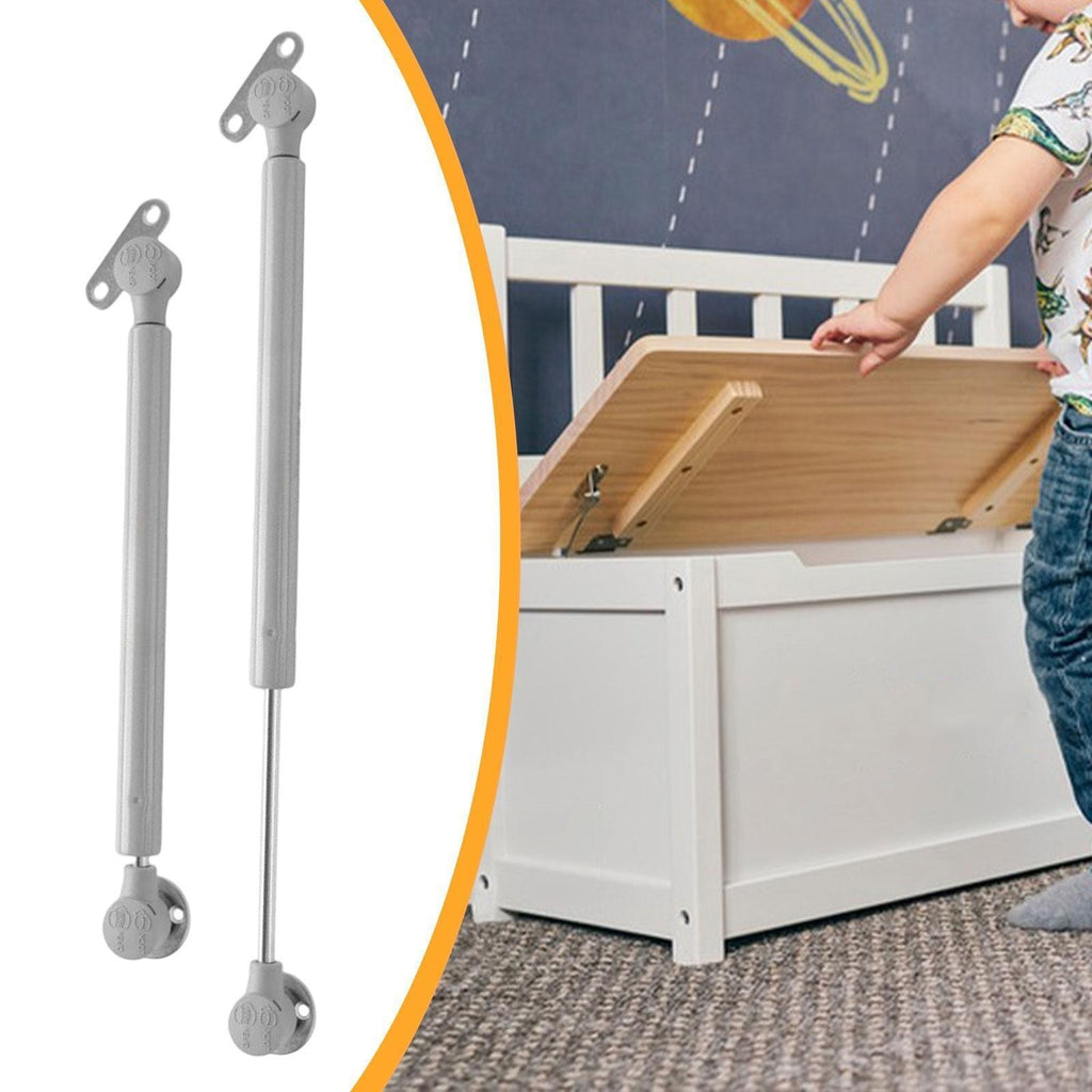 2Pcs Toy Box Hinges Soft Close Wooden Box Lid Stay Gas Strut Spring Hinges
