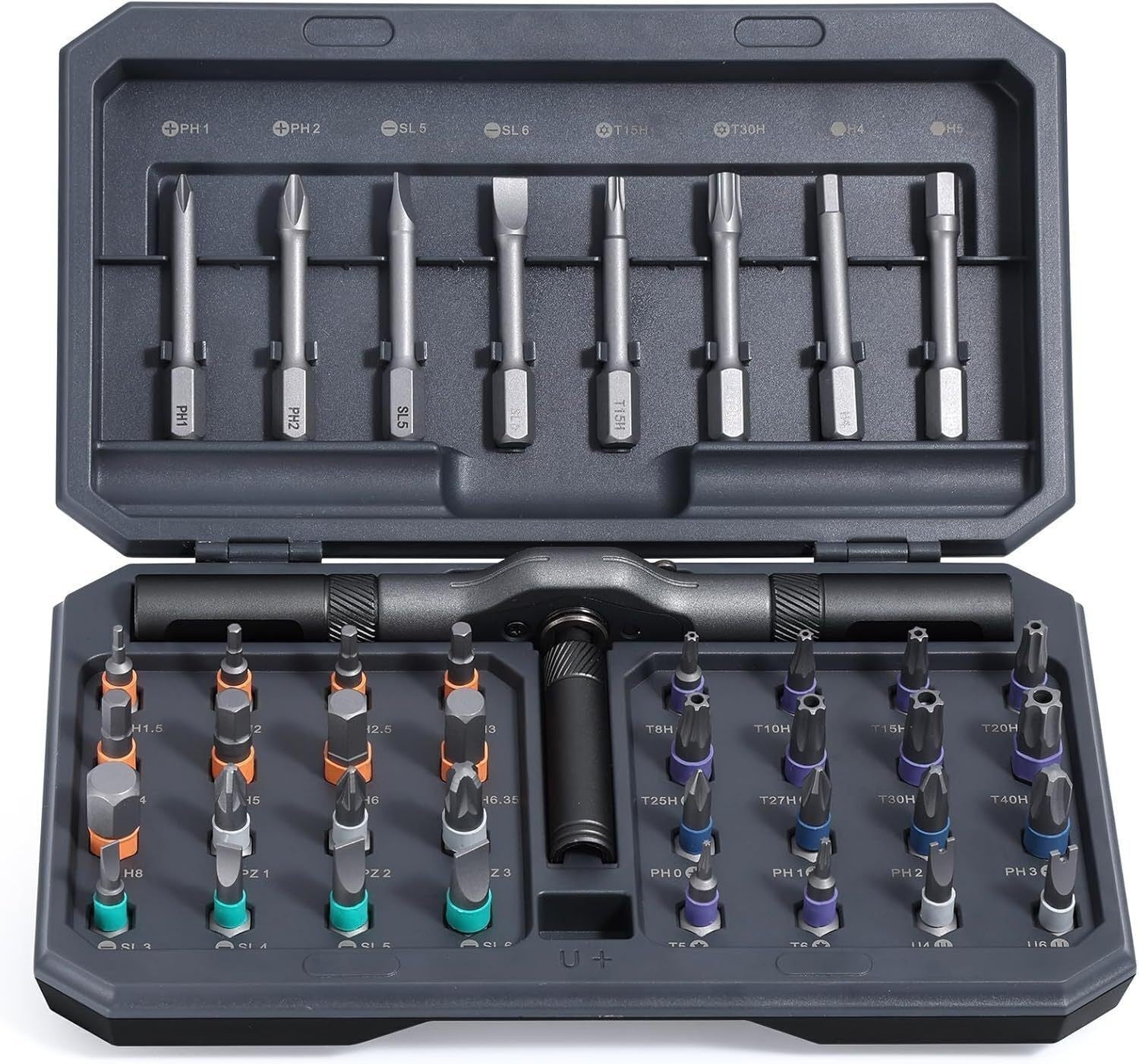 42Pcs Magnetic Precision Screwdriver Bit Kit Phone Watch Laptop Repair Tool Set