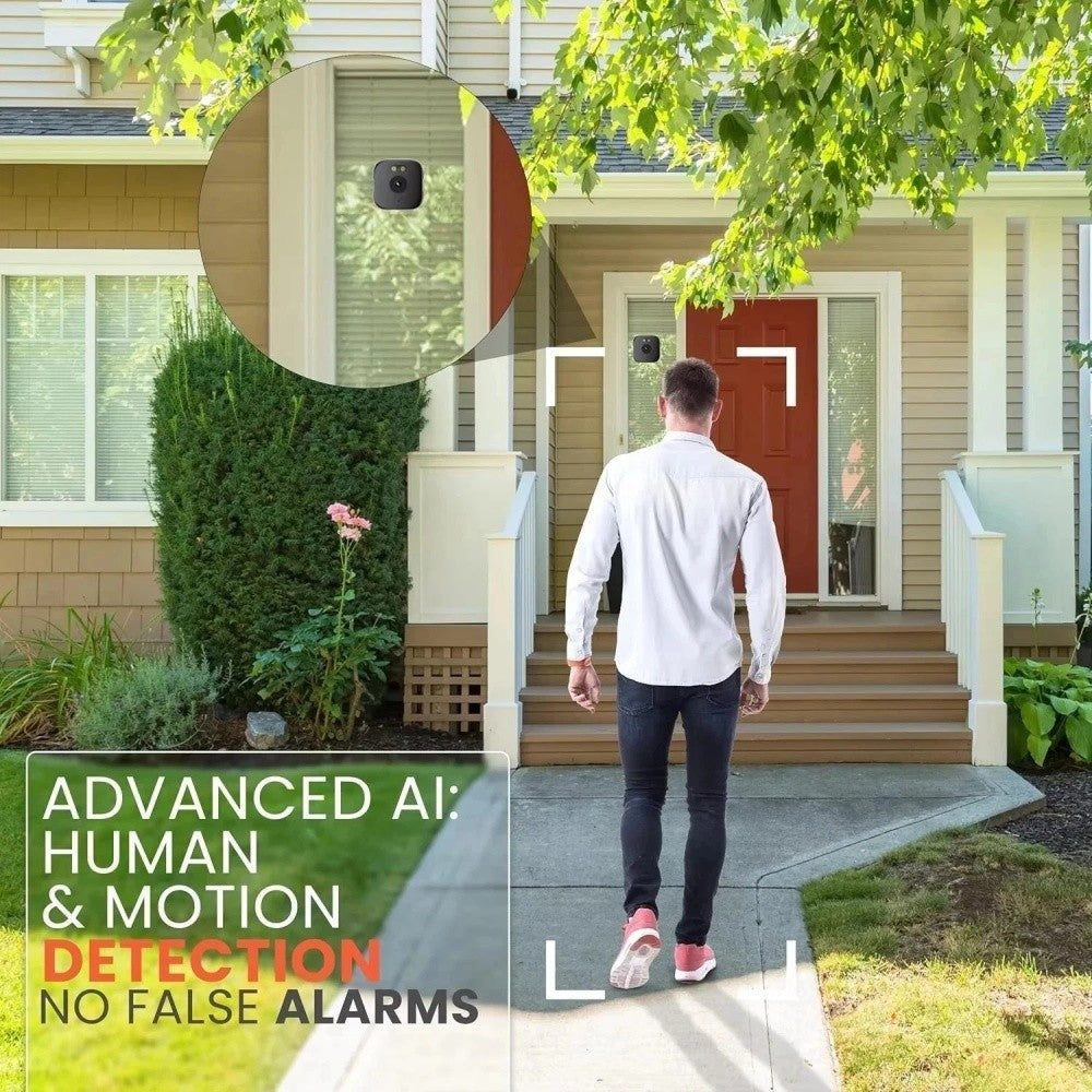 5G Window Security Camera 3MP Full Color Night Vision WiFi 2.4/5GHz Indoor Mount