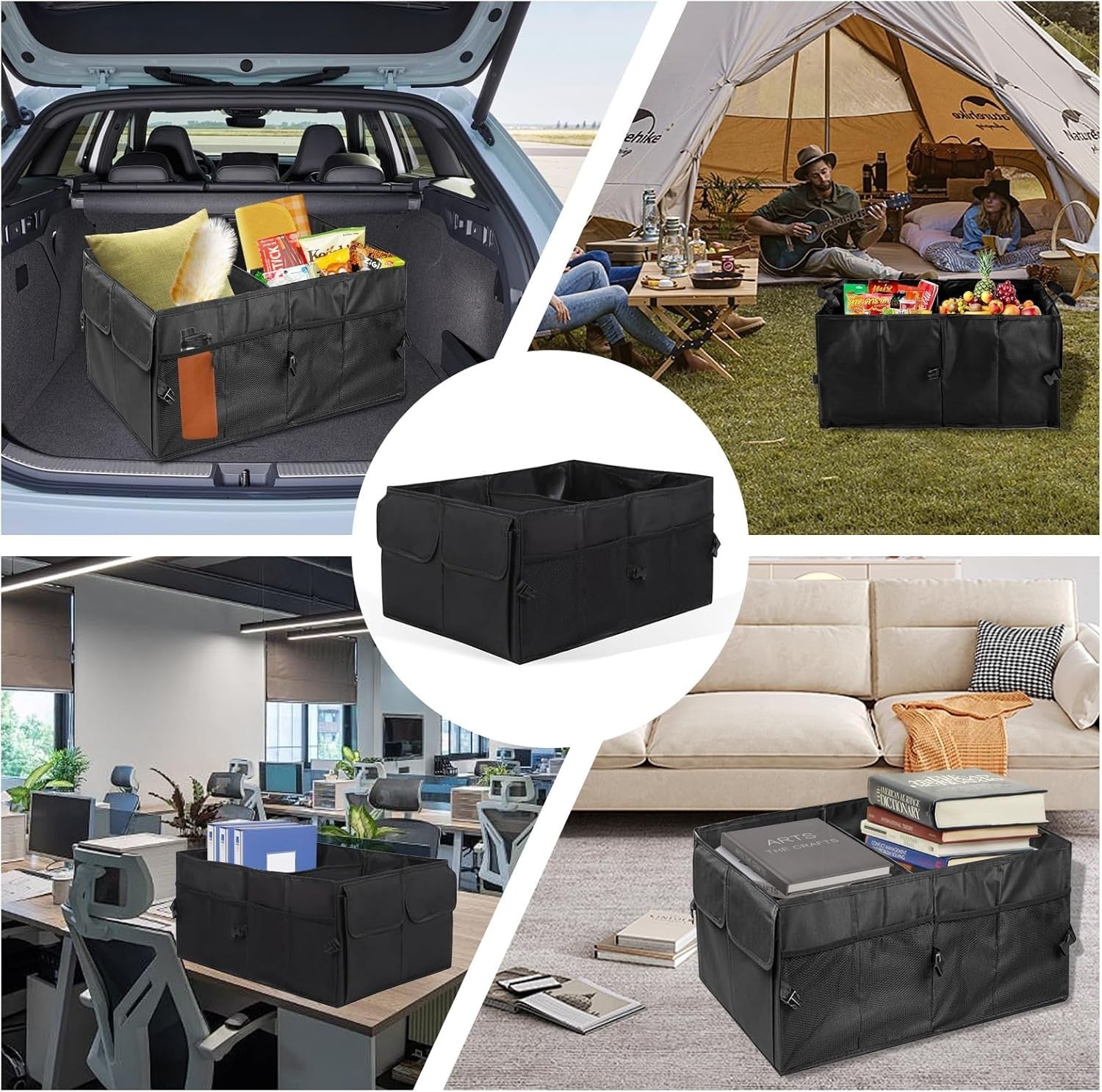 Foldable Car Boot Organiser Heavy Duty Storage Box Portable Vehicle Tidy