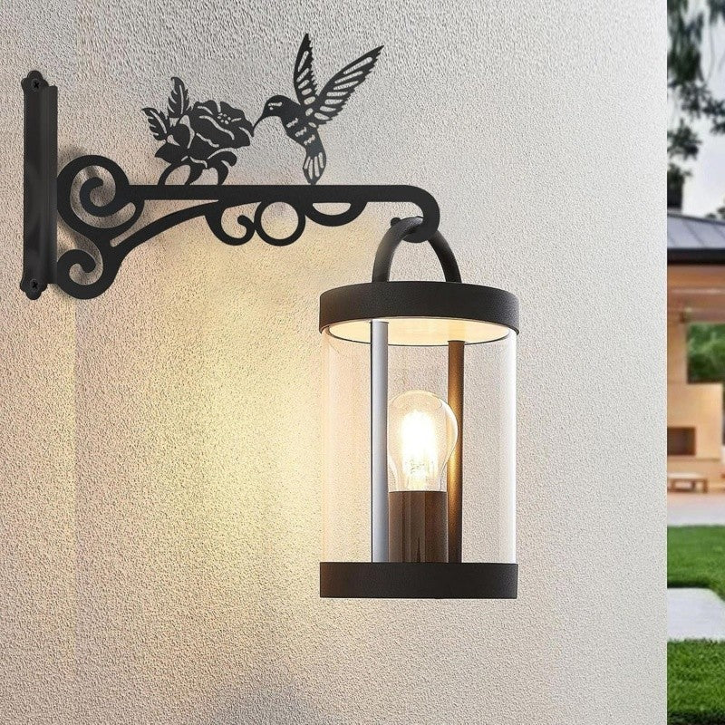 2pcs Heavy Duty Iron Hanging Basket Bracket Garden Plant Hanger Hook Wall Decor