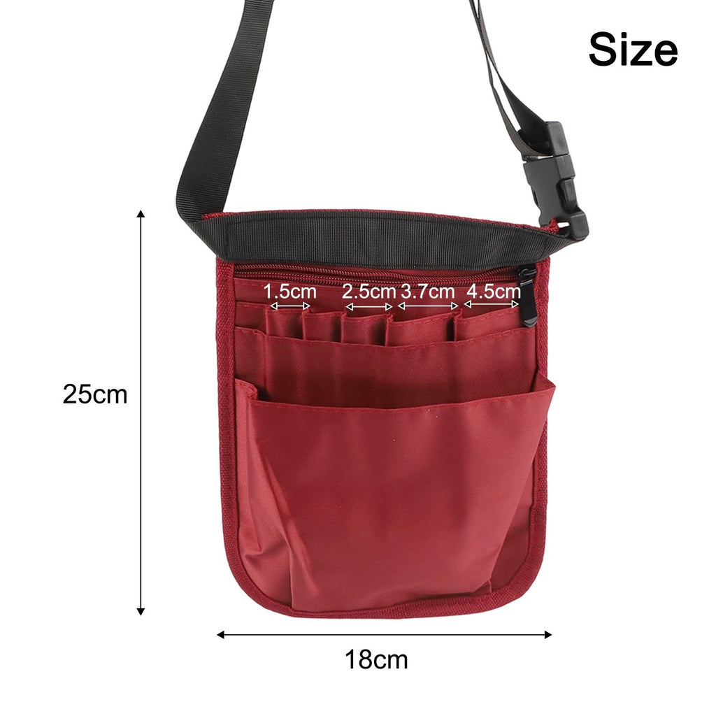 Lightweight Waterproof Waist Bag with Various Pockets for Organization
