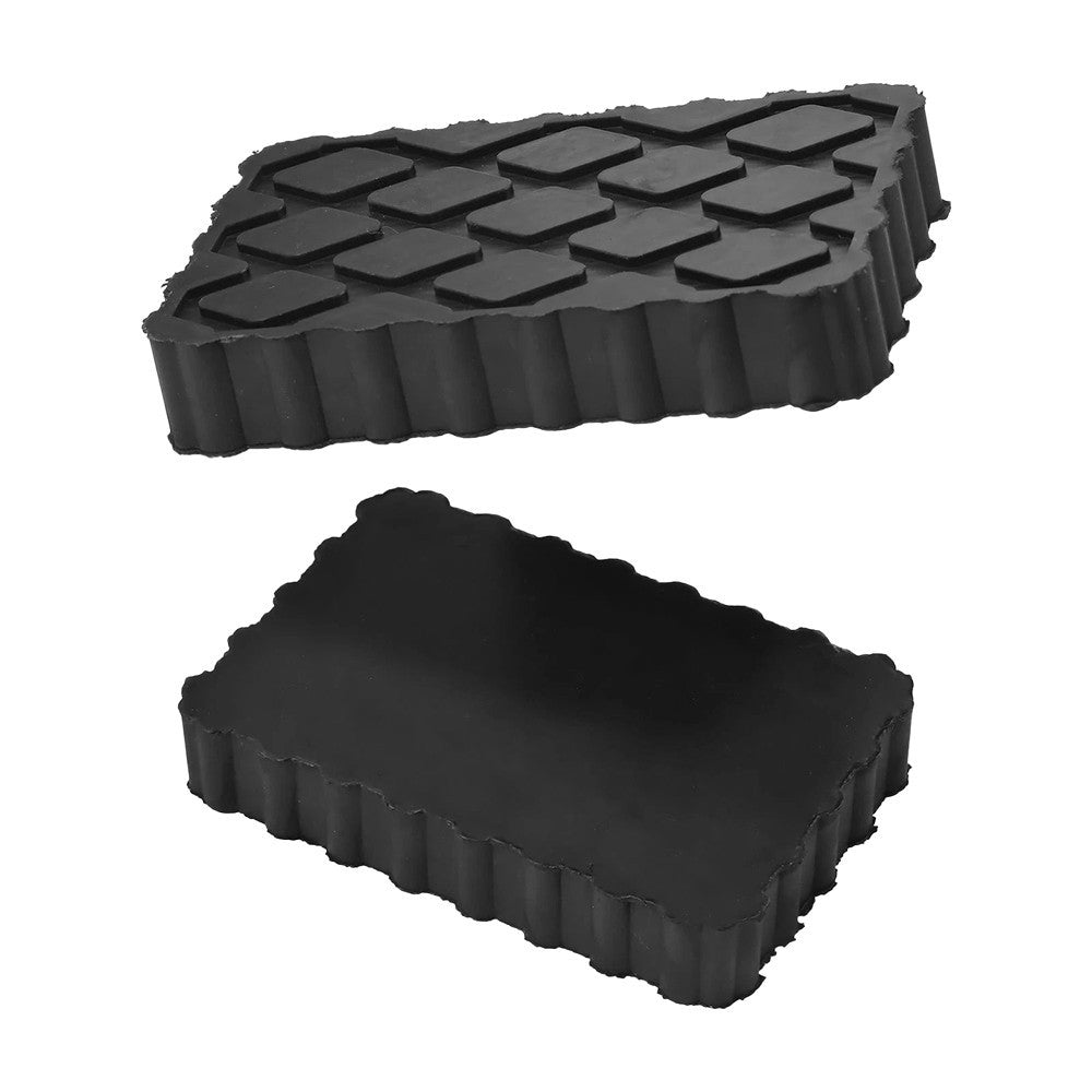 4Pcs Ramp Jacking Rubber Blocks 120x80x40mm-Universal Scissor Car Lift Pads New