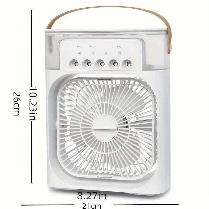 Portable Air Cooler Fan Evaporative Ice Cold Cooling Air Conditioner Humidifier
