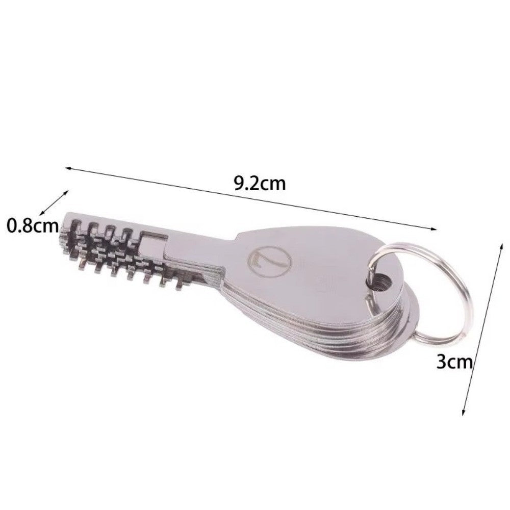 9in1 Comb Lock Tool Set Key Blank  For Locksmiths & DIY Security