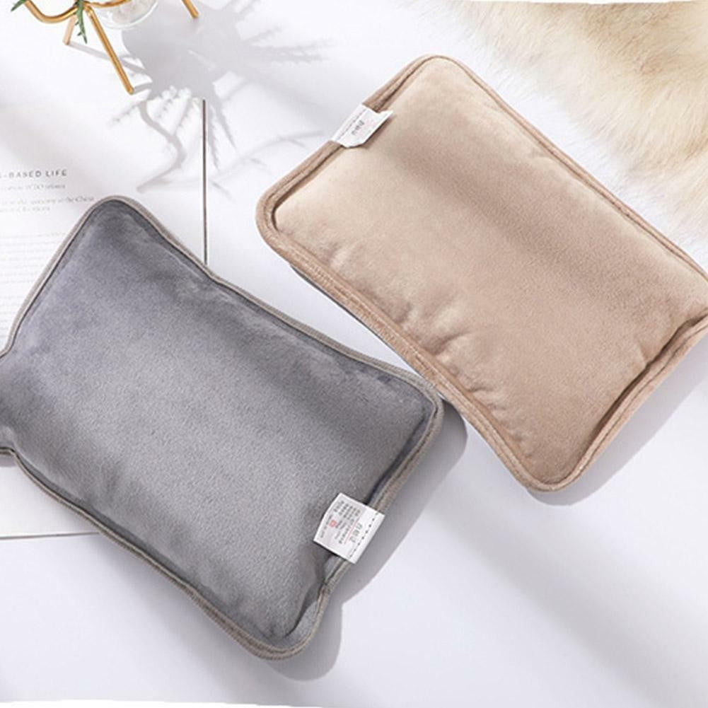 Rechargeable Electric Hot Water Bottle Bed Hand Warmer Massaging Heat Cozy Pad