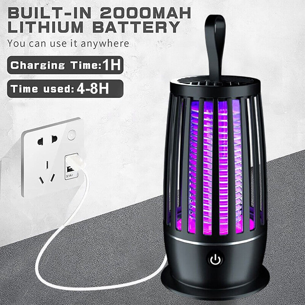 Electric Mosquito Killer Lamp USB Fly Insect Zapper Trap Bug Midge Killer Silent