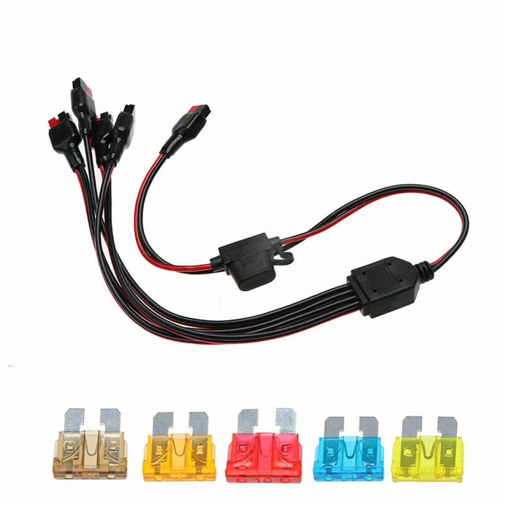 14AWG Power Splitter Distribution Cable For Anderson Powerpole Connector 70cm