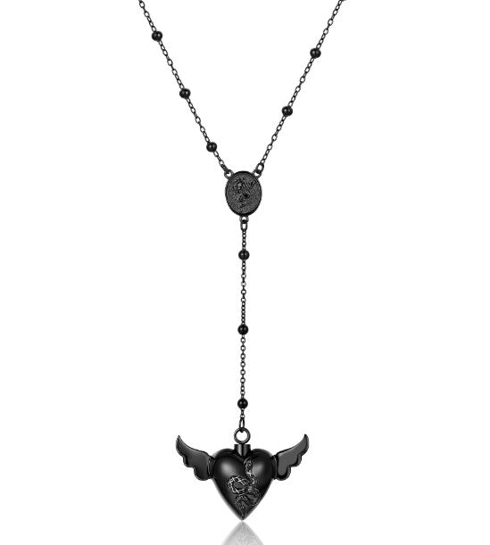 *Lana* Del Rey Necklace Heart with Spoon LDR Merch Snakes Chain Serpent Pendent